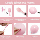 Matte Peach And Pink Hen Party Balloon Arch Garland