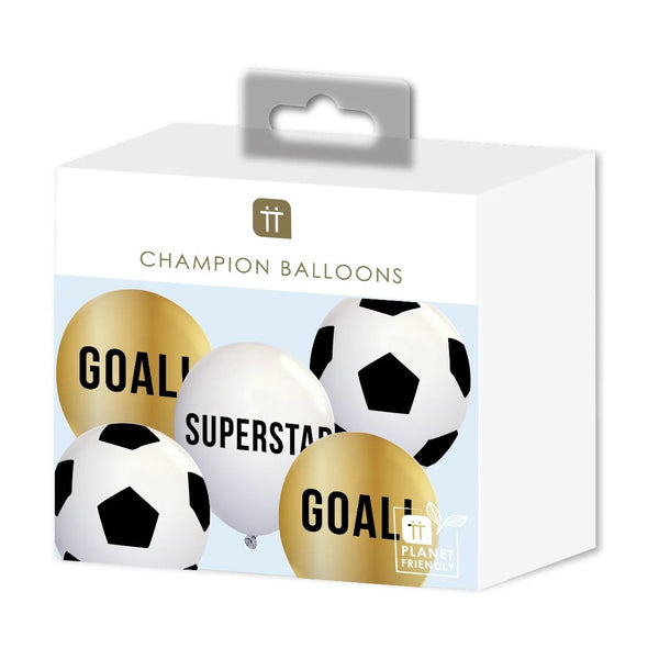 Talking Tables 12" Party Champions Balloons 12pcs/Pack 3 Designs - Talking Tables