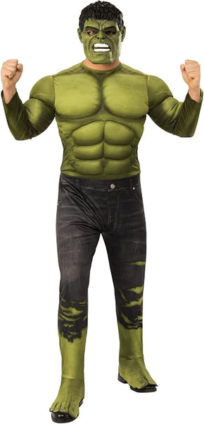 Rubies Hulk Endgame Deluxe includes: padded jumpsuit with attached boot tops and mask size STD halloween costume UAE