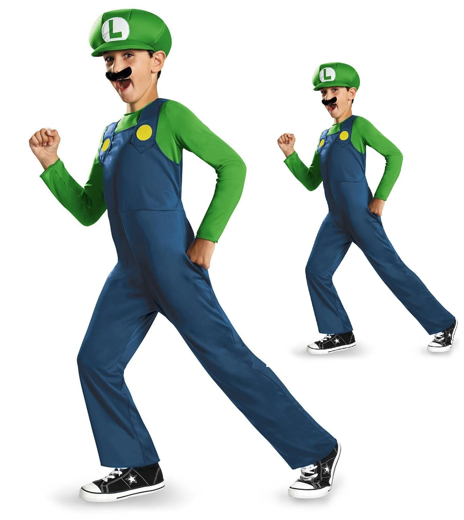 Nintendo Super Mario Brothers Luigi Classic B Costume