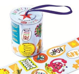 Rachel Ellen Designs Rolls Of Stickers - Rawr-Some Dinosaur 60mmx2000mm - Rachel Ellen Designs