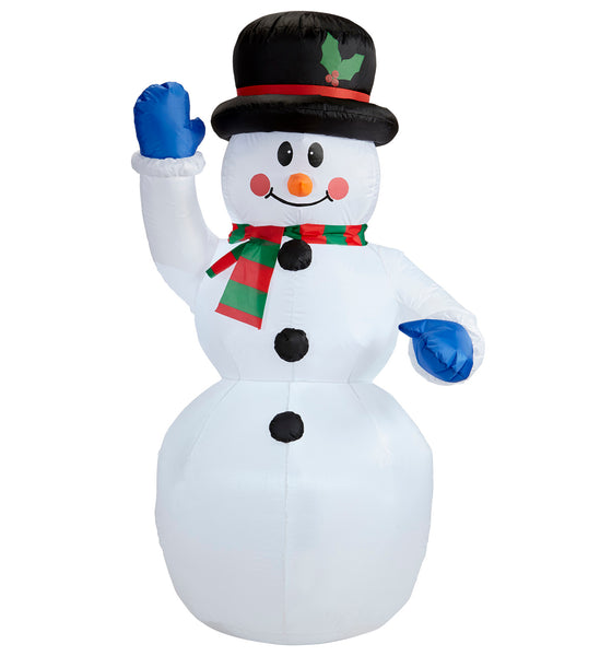WIDMANN Light-Up Airblown Inflatable Snowman 150cm halloween decoration UAE