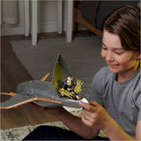 DC Black Adam Movie Hawk Cruiser w/4" Fig Black Adam & Hawkman