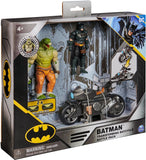 DC Batman Transforming Batcycle w/Two Figs 4"