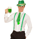 Neon Green Shot Glass Necklace