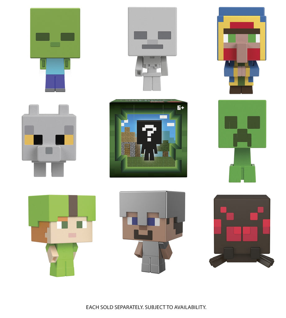 Minecraft Mob Head Minis Asst