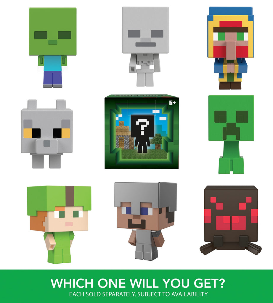 Minecraft Mob Head Minis Asst