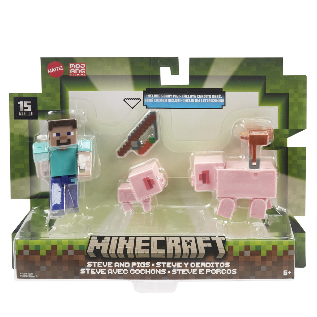 Minecraft Core 3.25" Figure 2-pack Asst