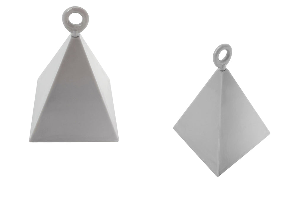 Pyramid Balloon Weight Silver