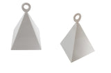 Pyramid Balloon Weight White