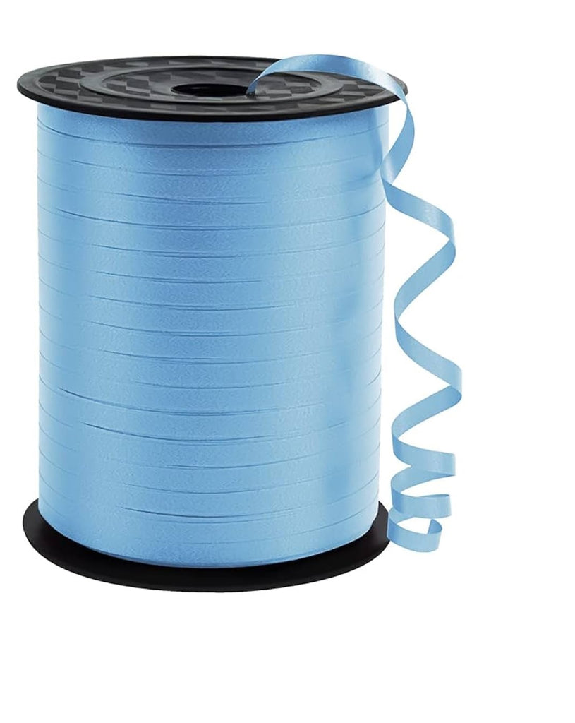 Curling Ribbon Light Blue Fiestavibe Curling Ribbon Solid Color 5mmx500yrd Light Blue – Party Zone