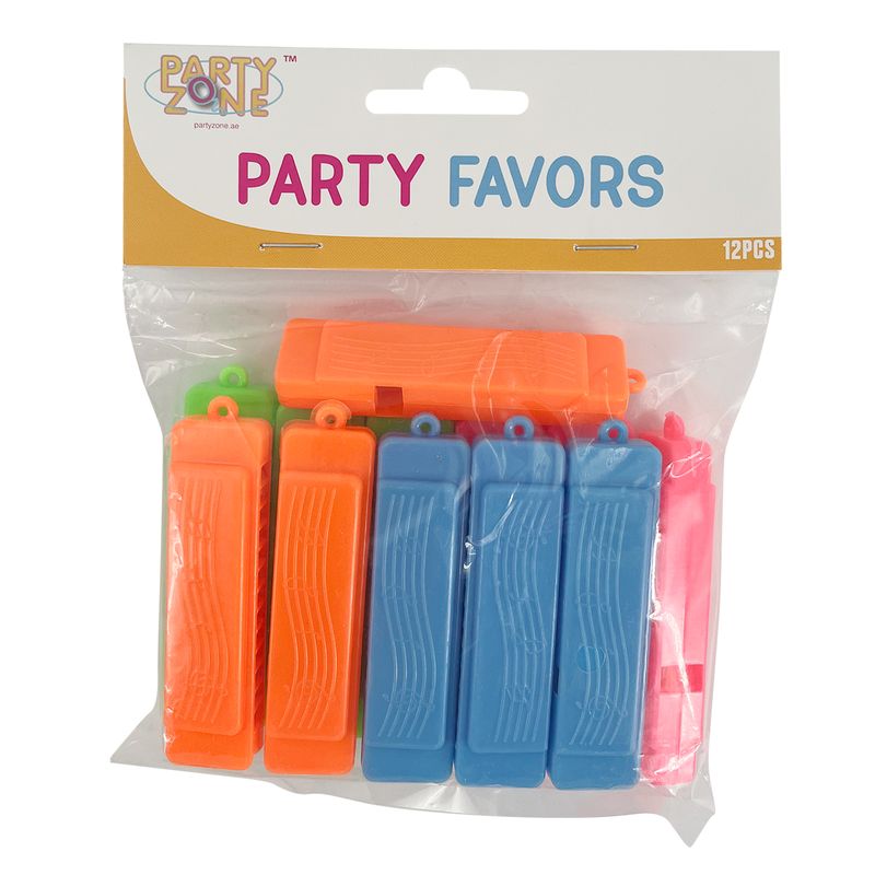 Party Zone Harmonicas Assorted 12Pcs/Pk