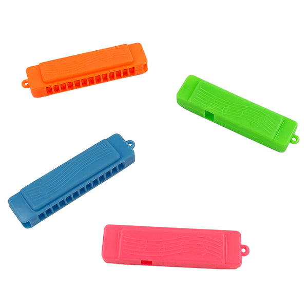 Harmonicas Assorted 12Pcs/Pk - Party Zone