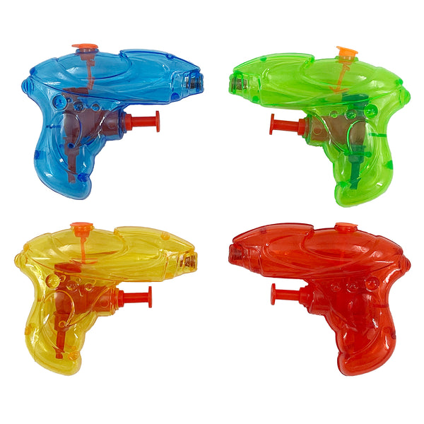 Squirt Guns Assorted 12Pcs/Pk - Party Zone
