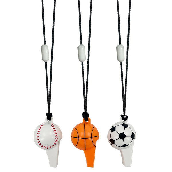 Whistles Assorted 12Pcs/Pk - Party Zone