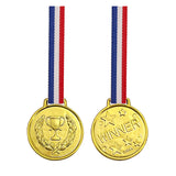 Gold Medals 12Pcs/Pk - Party Zone