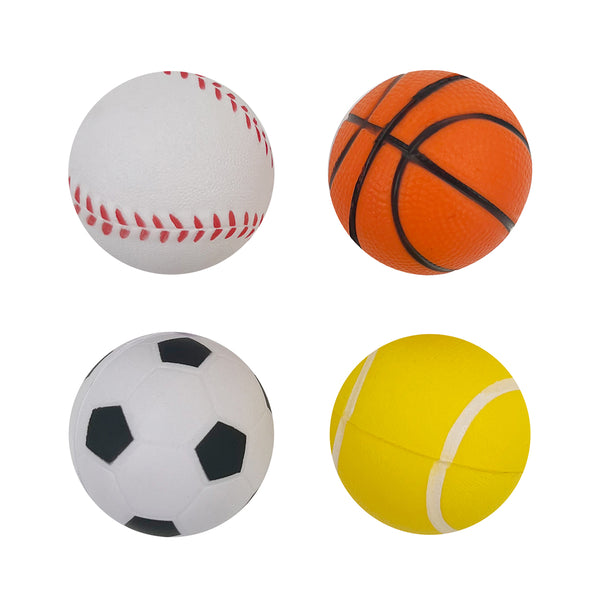 Stress Balls 48mm Assorted 8Pcs/Pk - Party Zone