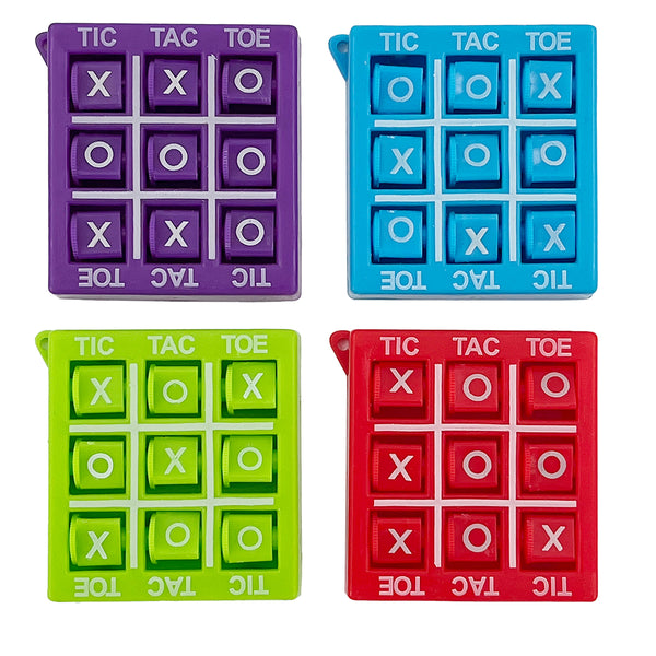Tic Tac Toe Assorted 8Pcs/Pk - Party Zone