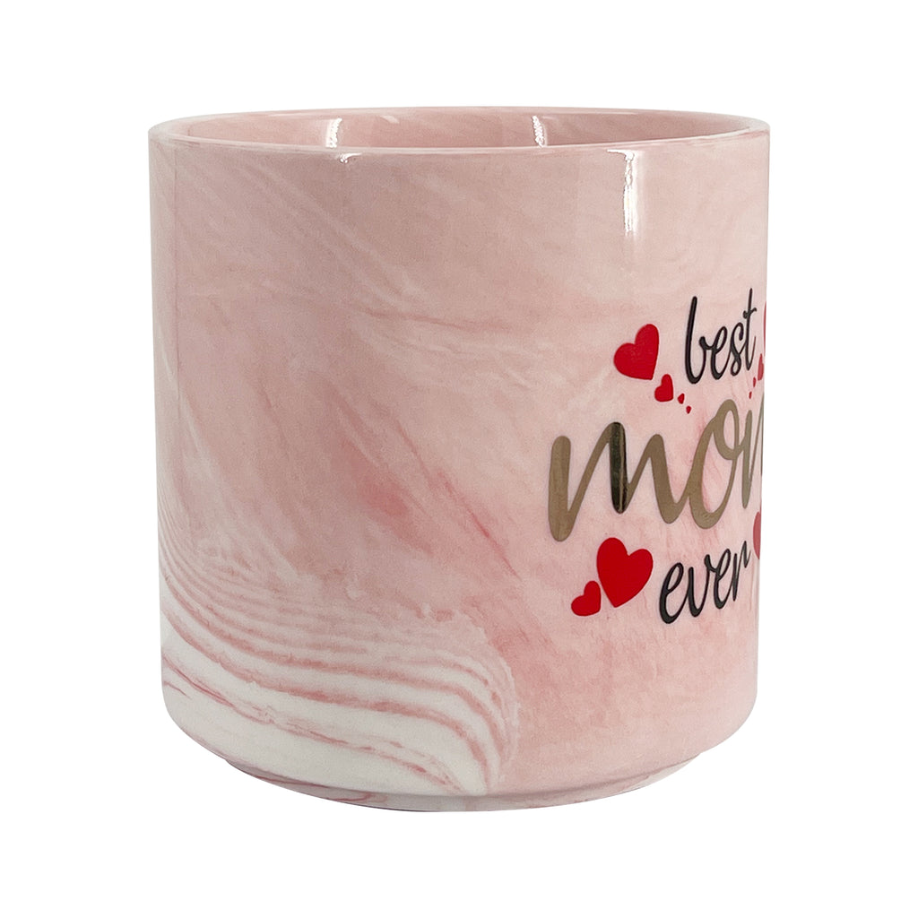 Best Mom Mug 9cm – Ceramic Coffee Cup with 'Best Mom' Text for Mother’s Day Gifting