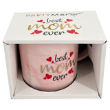 Best Mom Mug 9cm – Ceramic Coffee Cup with 'Best Mom' Text for Mother’s Day Gifting