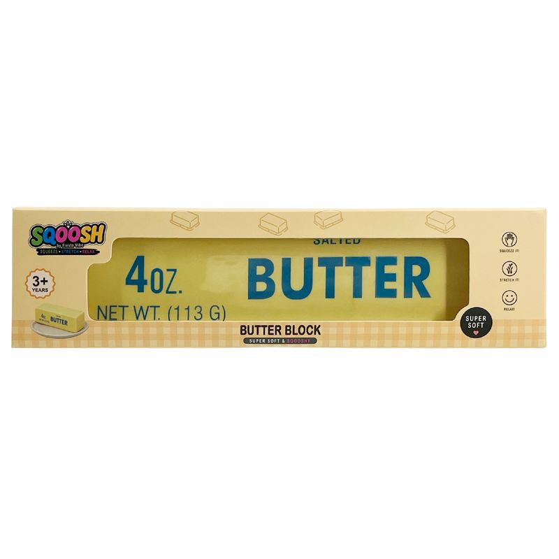 SQOOSH Large Butter Block Squishy Toy | UAE