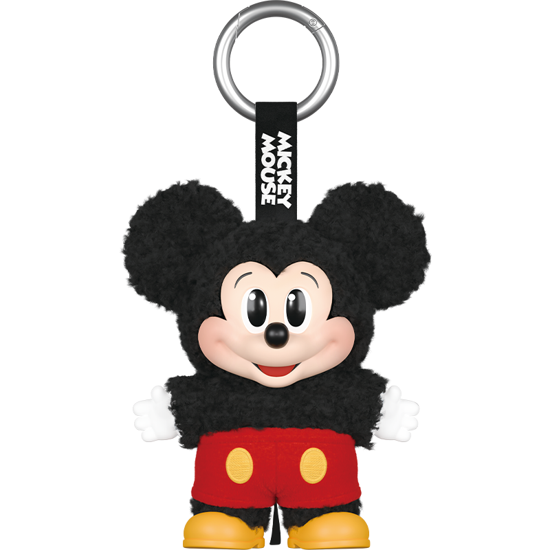 POP MART Mickey Family Cute keychain of Mickey Mouse with a white background