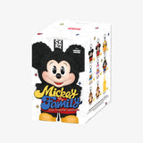 Mickey Mouse keychain packaging with character illustration on a white background