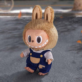 POP MART Time to chill with a squirrel costume on a textured surface