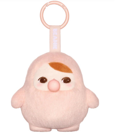 POP MART Pucky Beanie Bubble Up Series keychain with a cartoon character on a white background