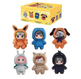 TOP TOY Naruto Beast Party Plush Keychains Gift Blind Box