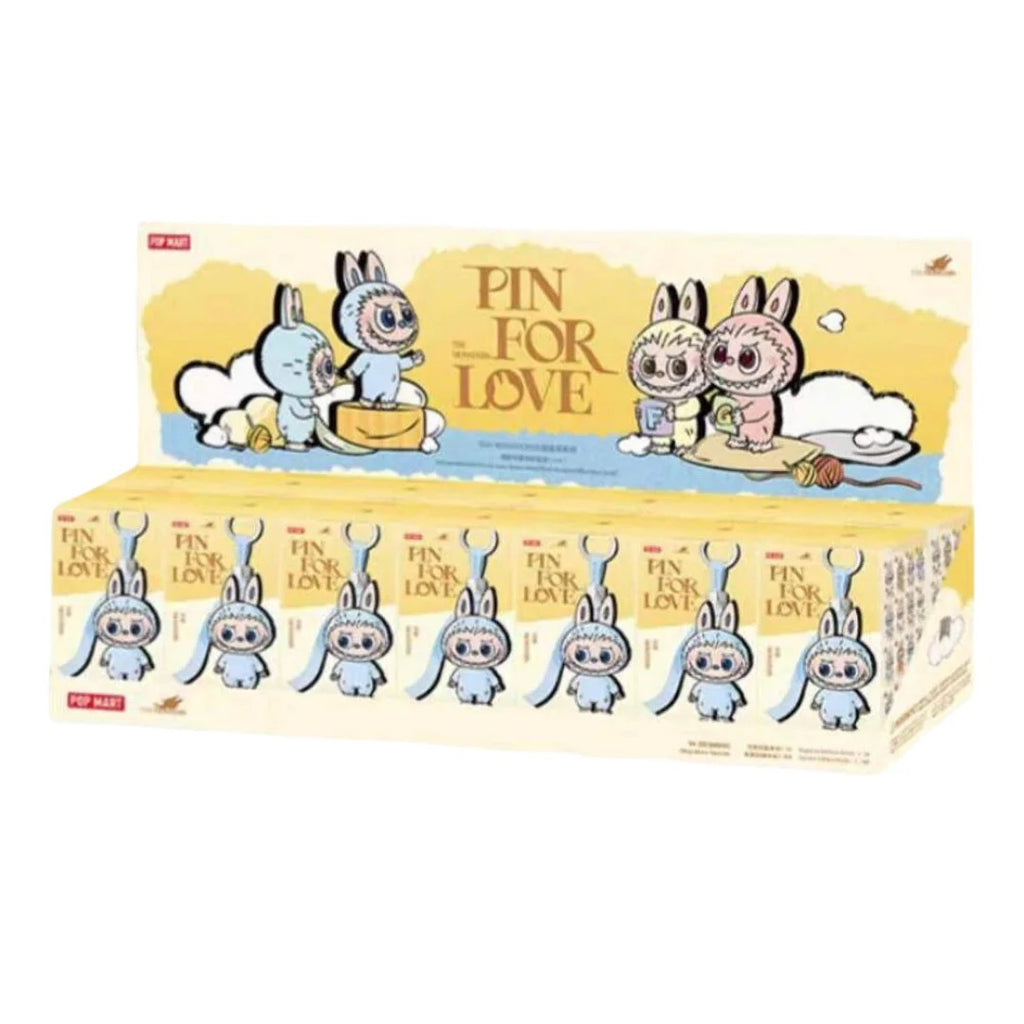 Pop Mart Labubu The Monsters Pin for Love Series Vinyl Plush Pendant (A-M) Blindbox V4
