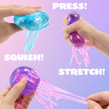 Malt Sugar Jellyfish Squeeze Toy | Tactile Sensory Fidget