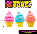 NeeDoh Nice Cream Cone Squishy Toy | Ice Cream Fidget