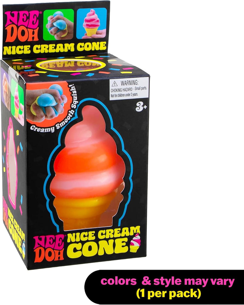 NeeDoh Nice Cream Cone Squishy Toy | Ice Cream Fidget