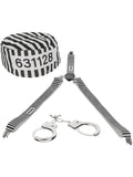 Smiffys Striped Prisoner Kit Halloween Costume