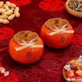2-Pack Ceramic Lucky Table Decor 9.5x8cm – Chinese New Year Figurines for Home & Office