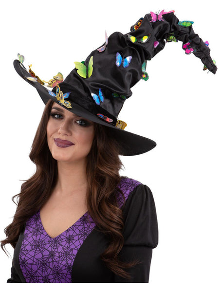 Smiffys Butterfly Witch Hat - Women 16Y+ Multicolor