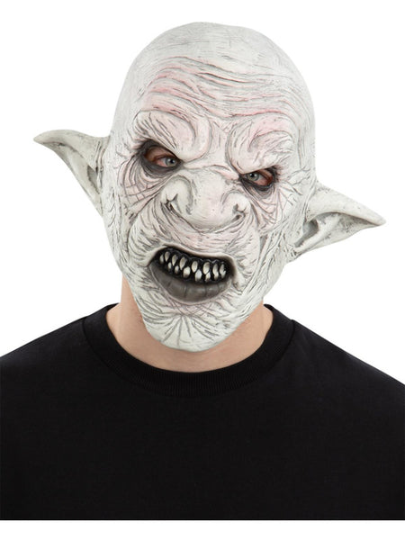 Smiffys Master Vampire Latex Mask - Men 16Y+ White