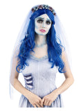 Smiffys Corpse Bride Emily Wig, Long & Wavy halloween wig UAE
