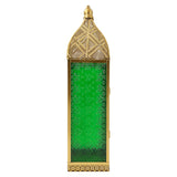 Eid Lantern Candle Holder Gold 14x14x58.7cm