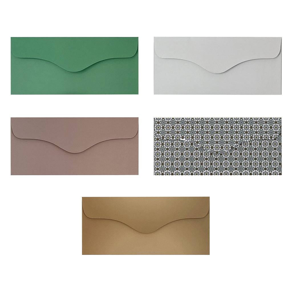 Eid Mubarak Envelopes Asst. 18x8cm 10Pcs/Pk, Traditional