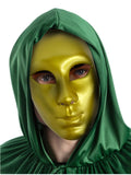 Smiffys Gold Robot/Mime Masquerade Mask, on Elastic halloween mask UAE