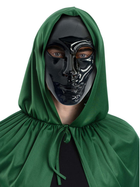 Smiffys Black Robot/Mime Masquerade Mask, on Elastic halloween mask UAE