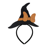 Party Magic Halloween Witch Hat Headband - Girl 3Y+ Black/Orange