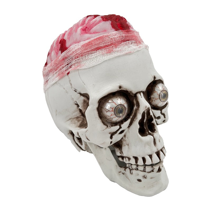 Light Up Skull 18x15x21cm