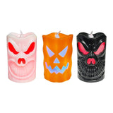 Halloween LED Candle 6x6x9cm Asst.