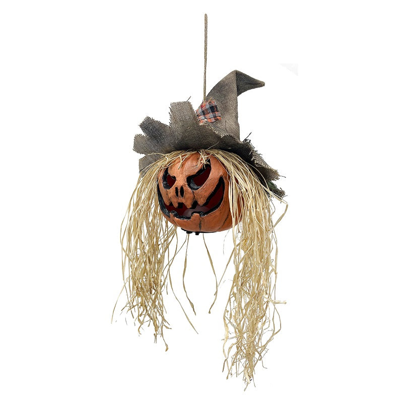Halloween Hanging Pumpkin with Lights & Sound 30x15x70cm
