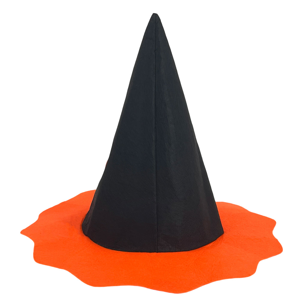 Pumpkin Witch Hat Felt Fabric Child Size