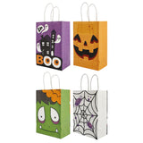 Pumpkins & Friends Gift bags Asst.15x8x21cm 8Pcs/Pk