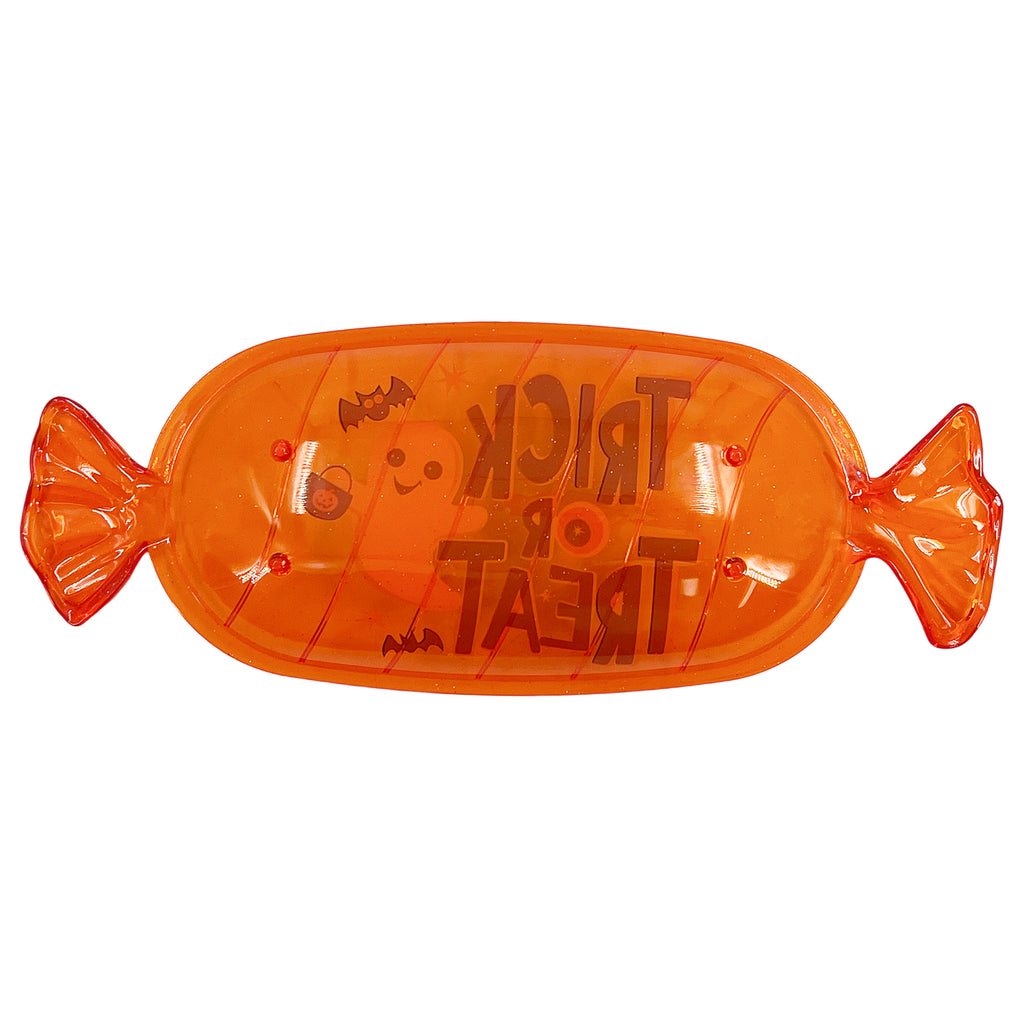 Trick or Treat Candy Plate Orange 35x3x13cm